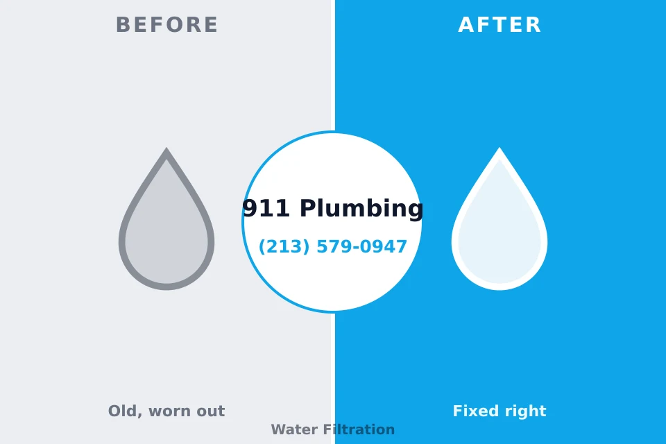 Before and after: plumbing repair Coeur d'Alene, ID